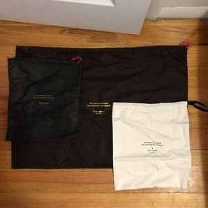 3 Kate Spade dustbags